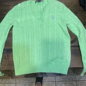 Ralph Lauren size small light green sweater